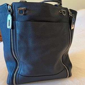 Salvatore Ferragamo Designer Leather tote purse, like new, incl tag, storage bag